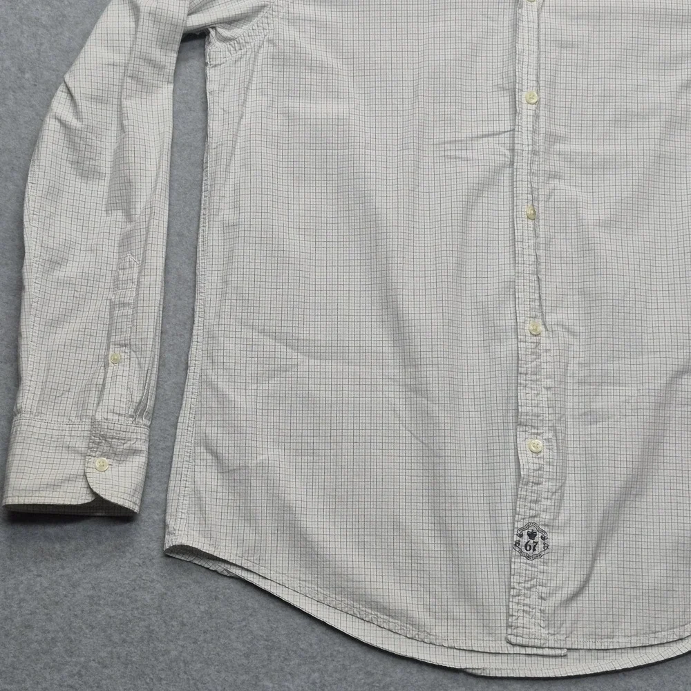 Vintage Polo Jeans Co Shirt Mens L Plaid Button Down Long Sleeve Casual RL-67
